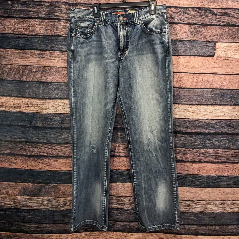 Y2K Vintage Petrol Boot Cut Jeans